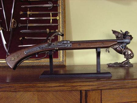 Włochy Unikatowy Długi Pistolet Z Zamkiem Lontowym Z 1450 R