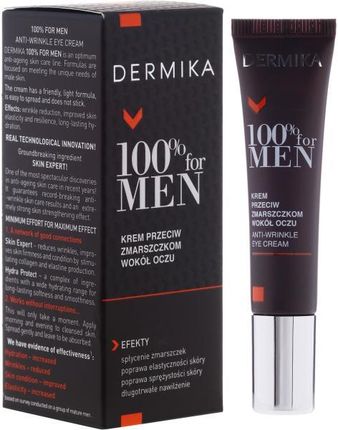 Dermika 100% for Men Krem Przeciwzmarszczkowy Wokół Oczu 15ml