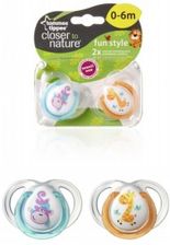 Zdjęcie Tommee Tippee Smoczek uspokajający Fun Style  0-6m 2szt. - Grudziądz