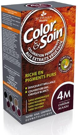 Color & Soin farba do włosów kasztan mahoniowy 4 M 135ml