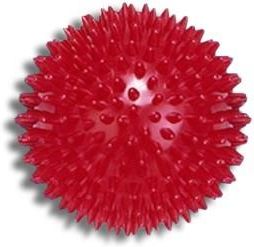 HALCAMP Piłeczka do masażu z kolcami śr 9 cm - czerwona