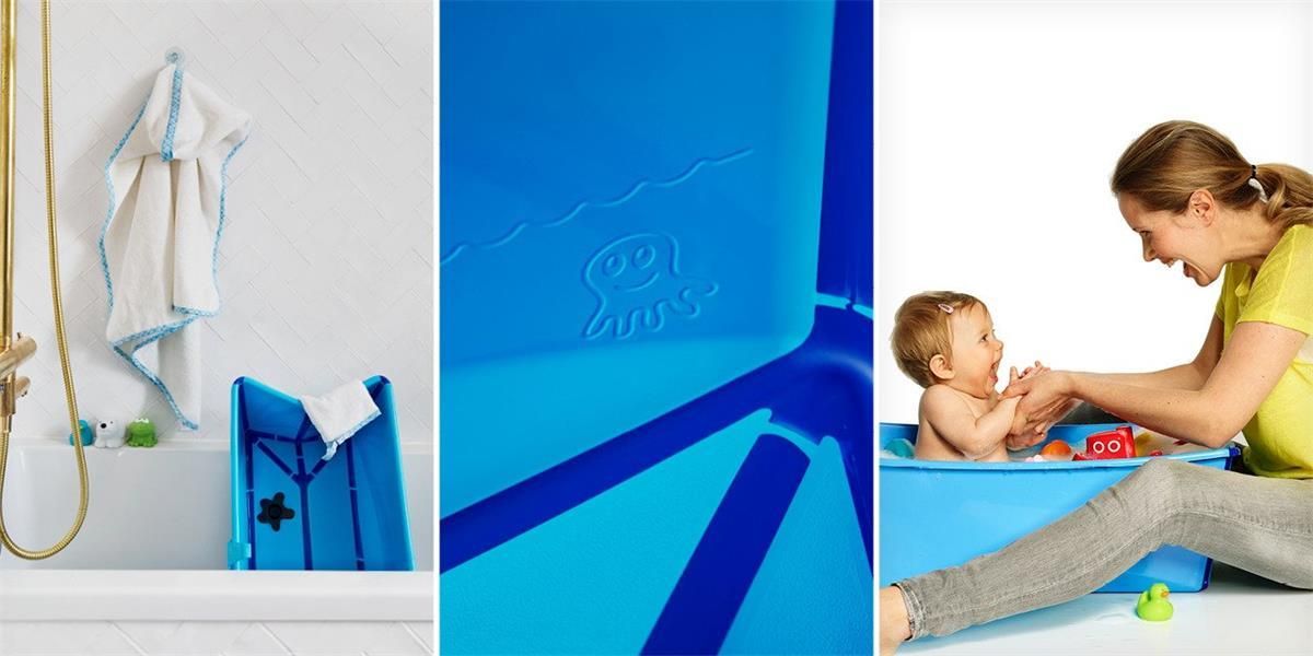 Stokke Flexi Bath - Wanienka Składana Z Wkładką White - zdjęcie 7 Stokke Flexi Bath - Wanienka Składana Z Wkładką White