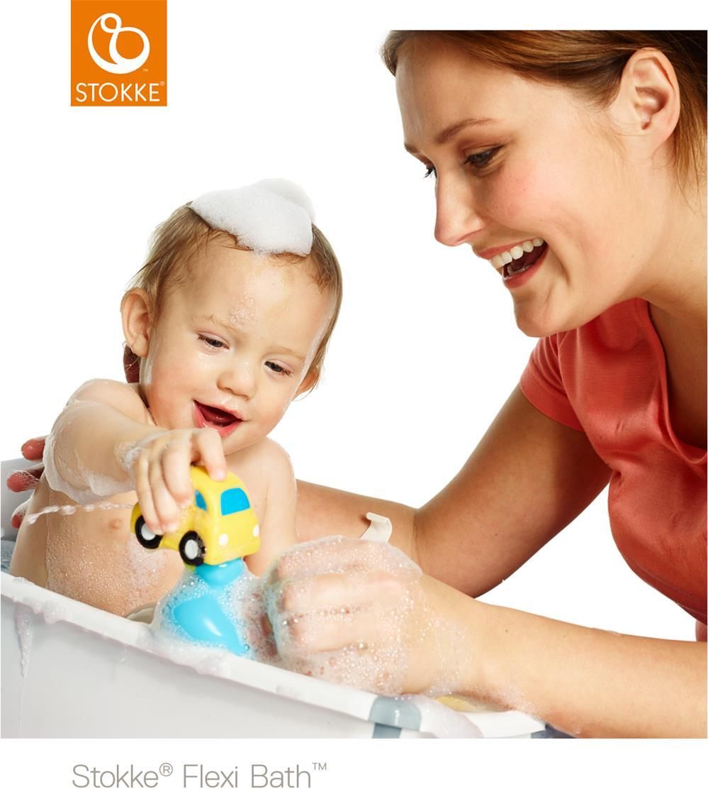 Stokke Flexi Bath - Wanienka Składana Z Wkładką White - zdjęcie 5 Stokke Flexi Bath - Wanienka Składana Z Wkładką White