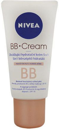 Nivea BB Cream 5in1 Beautifying Moisturizer Krem do twarzy BB Medium To Dark 50ml 