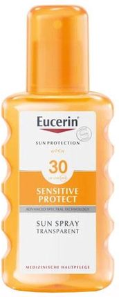 Eucerin Sun Spray Transparent SPF30 Opalanie 200ml 