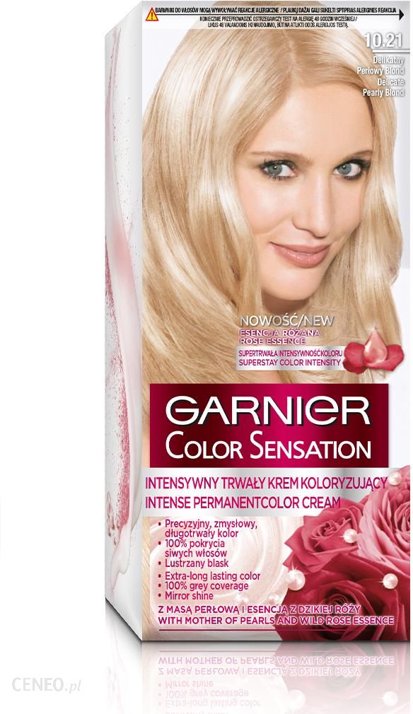  Garnier Color Sensation Krem koloryzujący 10.21 Delikatny Perłowy Blond