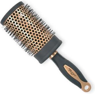Top Choice szczotka do włosów Exclusive Hair Brush Black/ Gold okrągła 63244
