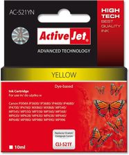 Activejet AC-521Y Tusz do Canon CLI-521Y żółty