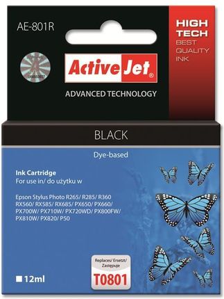 Activejet Epson T0801 Czarny AE-801R