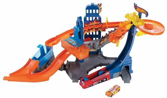 Mattel Hot Wheels COLOR SHIFTERS Zestaw Płonący Wieżowiec BGK05 - Ceny ...