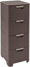 Curver Regał z 4 szufladami Style ciemny brąz 06605-210-00 w rankingu najlepszych