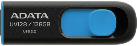 Adata USB UV128 Classic 128GB Czarny/Niebieski (AUV128128GRBE)