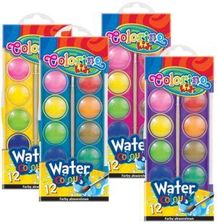 Zdjęcie Colorino Farby Akwarelowe Duże Pastylka 12 Kolorów - Milicz