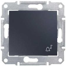 Zdjęcie Schneider Przycisk Dzwonek Podtynkowy Sedna 10Ax 250V Ip20 Zaciski Bezgwintowe Grafit Sdn0800170 - Chrzanów