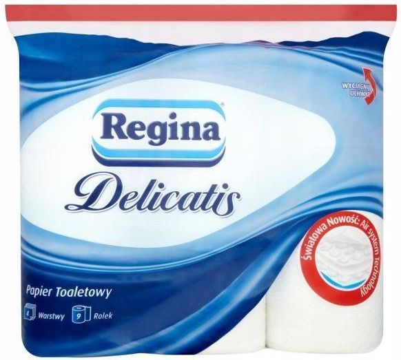REGINA 9szt Delicatis papier toaletowy - zdjęcie 1 REGINA 9szt Delicatis papier toaletowy