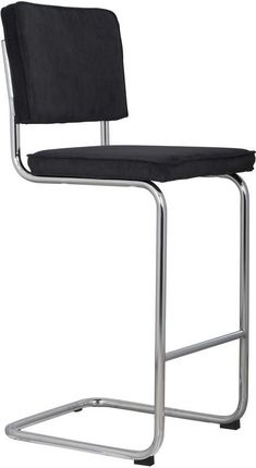 Zuiver Krzesło barowe Ridge Rib czarne 1500202