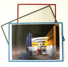 Zdjęcie MAGNETOPLAN Koszulka magnetyczna A4 ramka czerwony 5szt  - Bełchatów