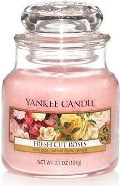 Yankee Candle Świeca Słoik Mały Fresh Cut Roses