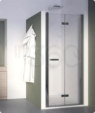 Drzwi prysznicowe Ronal Swing-Line F do ścianki lub wnęki 70 SF szkło pas satynowy (SLF1G0700SF51) - zdjęcie 1