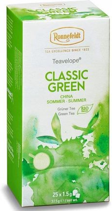 Ronnefeldt ZiElona herbata TeavElope Classic Green BIO 25x1,5g