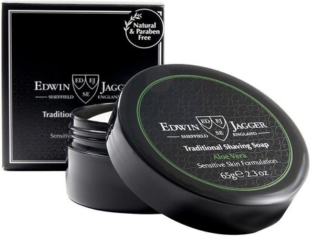 Edwin Jagger ALOES tradycyjne mydło do golenia w plastikowym tyglu 65 g