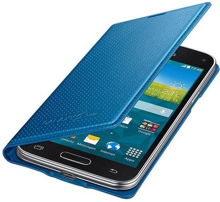 Samsung Flip Cover do Galaxy S5 mini Niebieski (EF-FG800BEEGWW)