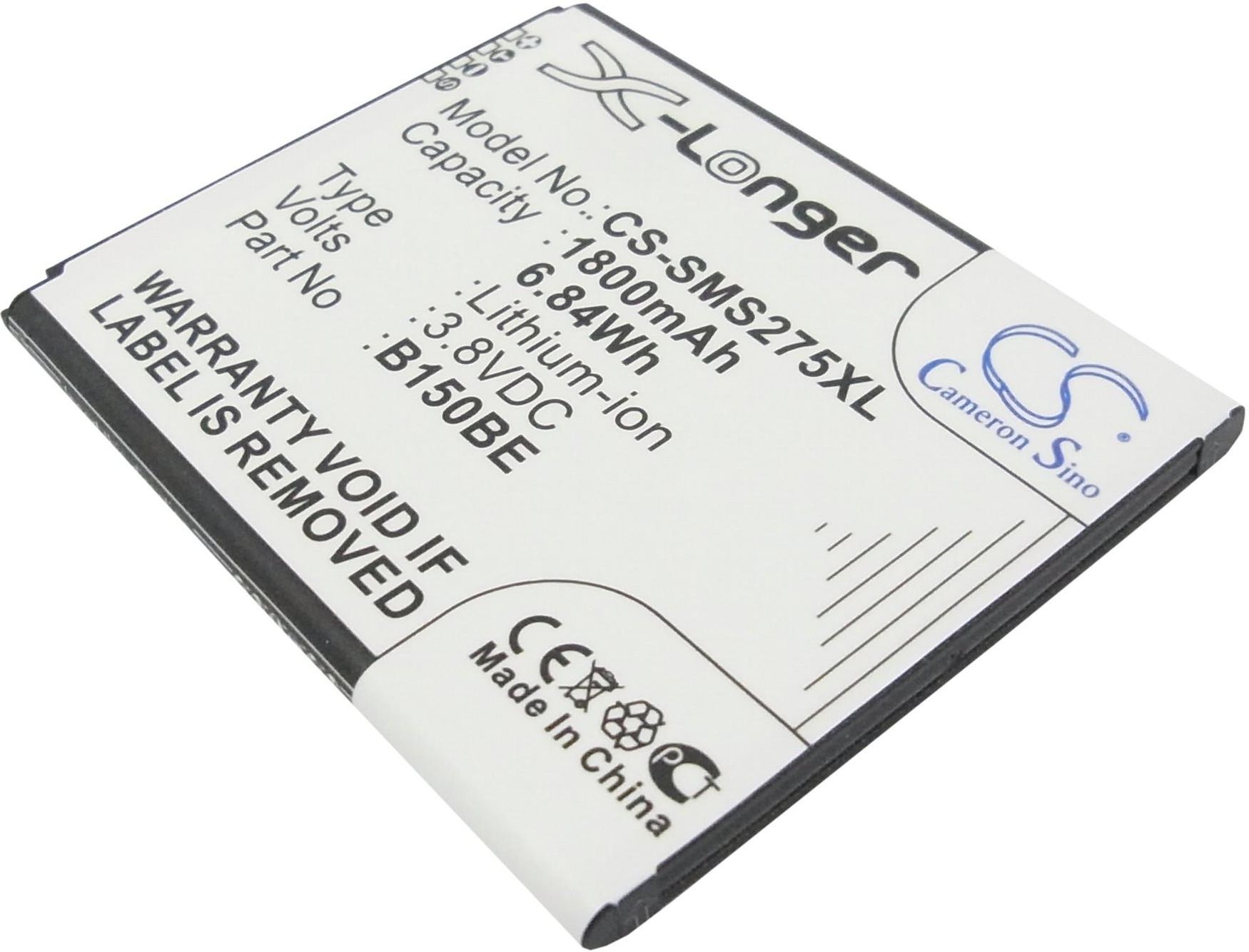 Batterie HTC (Li-ion Polymer/3.8V/1800mAh/6,84Wh
