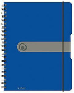 Herlitz Brulion A4/80 Kartek W Kratkę Na Spirali Pp Easy Organize Niebieski