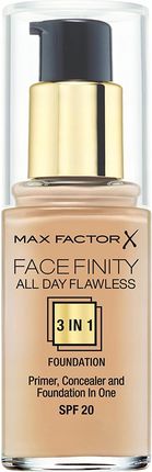 Max Factor Face Finity All Day Flawless Foundation 3in1 Podkład 55 Beige 30ml