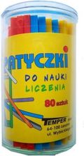Zdjęcie Temper Patyczki Do Nauki Liczenia 80 Szt. - Dolsk