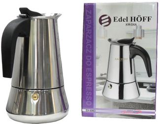 Edelhoff Zaparzacz Do Kawy Kawiarka 9 X Espresso 450 Ml Eh-6963