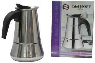Edelhoff Zaparzacz Do Kawy Kawiarka 4 X Espresso 200 Ml Eh-6961