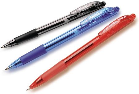 Pentel Długopis Wow Bk417 Czerwony (10Szt)