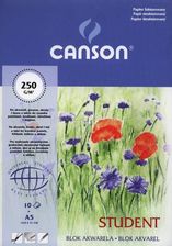 Canson Blok Akwarela A5 Papier Fakturowany 10 Kartek Student