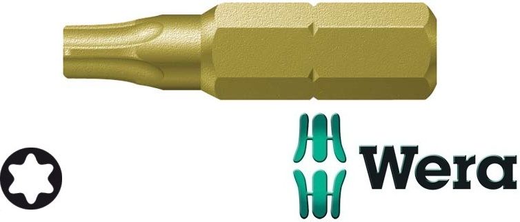 Wera Series 1 867/1 Z IP Sheet Metal Bit, TORX PLUS 9 IP Head X 1/4