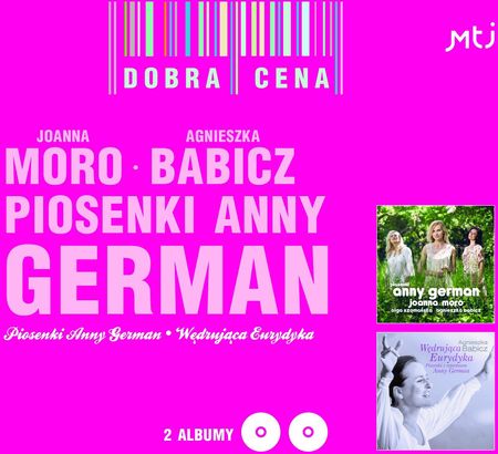 Agnieszka Babicz, Joanna Moro - Wędrująca Eurydyka / Piosenki Anny German (CD)