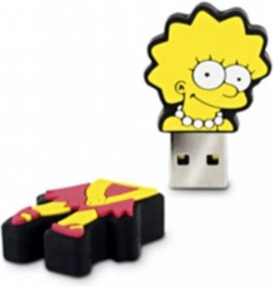 Integral The Simpsons Lisa 8Gb Rubberised Silicone (Infd8Gblisa)
