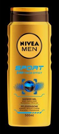 Nivea Men Sport Shower Gel Żel pod prysznic do ciała i włosów 250ml 