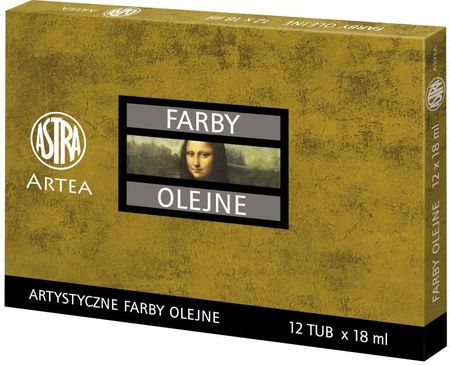 Astra Farby Olejne Artystyczne 12X18 Ml