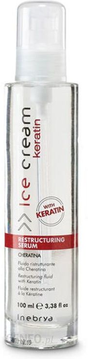 Inebrya Ice Cream Keratin restrukturyzujące serum z keratyną 100ml