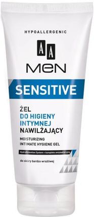 AA Men Sensitive Żel do higieny intymnej nawilżający 200 ml