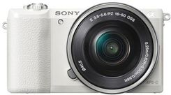 Aparat cyfrowy z wymienną optyką Sony A5100 Biały + 16-50mm - zdjęcie 1