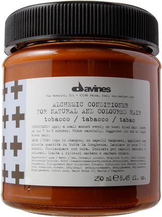 Davines Alchemic Tobacco Odżywka Koloryzująca Do Włosów Brązowych i Jasnobrązowych 250 ml 