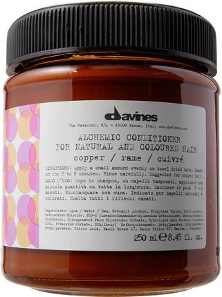 Davines Alchemic Copper Odżywka Koloryzująca Do Włosów Miedzianych 250 ml 