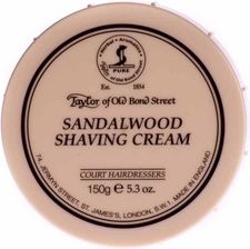 Taylor of Old Bond Street SANDALWOOD krem do golenia drzewo sandałowe w tyglu 150 g - Kremy do golenia