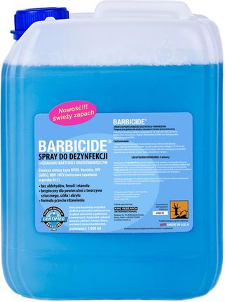 BARBICIDE Płyn do dezynfekcji wszystkich powierzchni zapachowy- uzupełnienie 5l