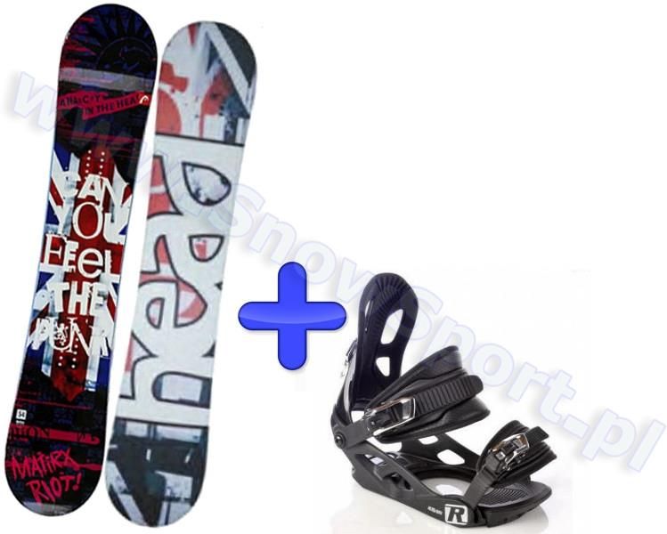 Deska snowboardowa Raven Head Matrix Flocka + S-200 13/14 - Ceny i