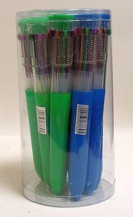 Titanum Długopis 10 Kolorów Fluo Mix