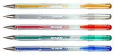 Zdjęcie Titanum Długopisy Żelowe 5 Kolorów Brokatowe - Gniewkowo