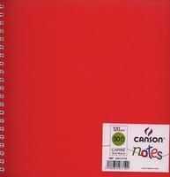 Szkicownik Kwadratowy Canson Notes 50 Kartek Czerwony - Podobrazia bloki i papiery